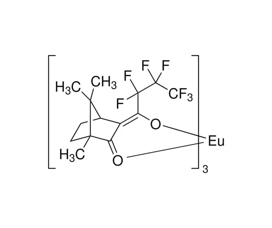 image de la molécule Europium tris[3-(heptafluoropropylhydroxymethylene)-(+)-camphorate]