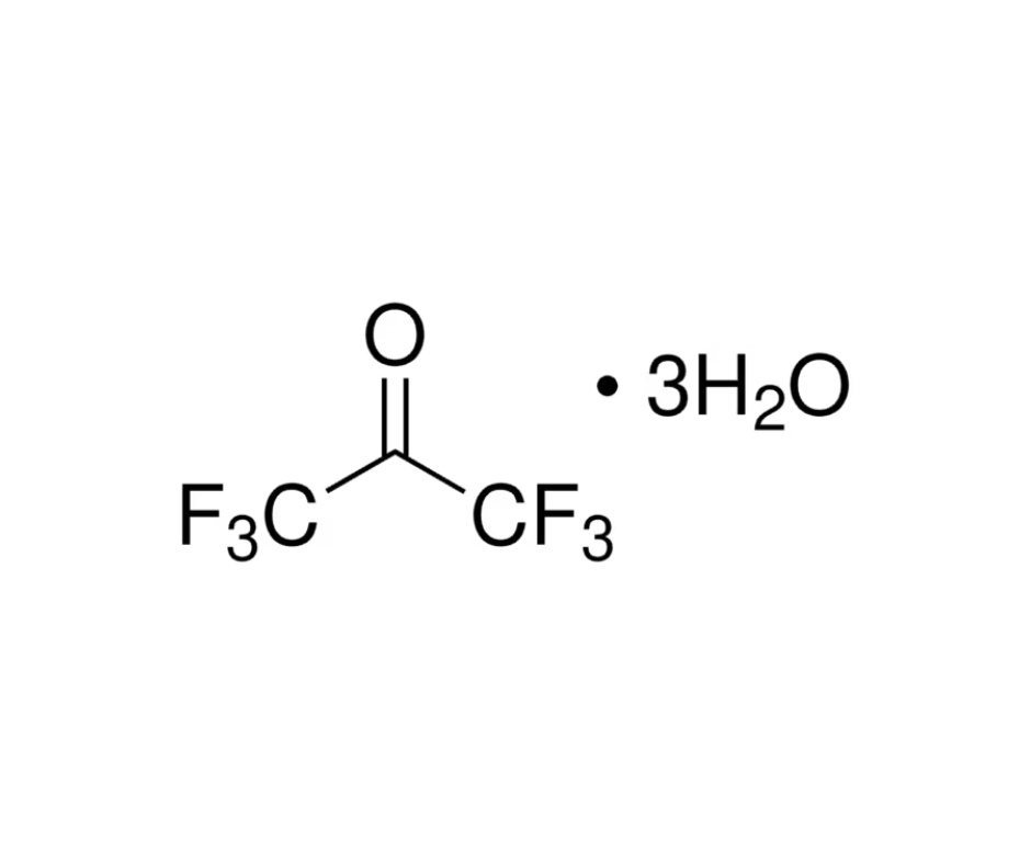 image de la molécule Hexafluoroacetone trihydrate