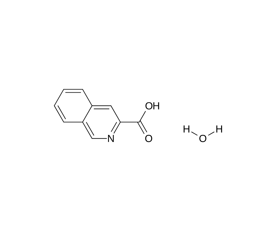image de la molécule Isoquinoline-3-carboxylic acid hydrate