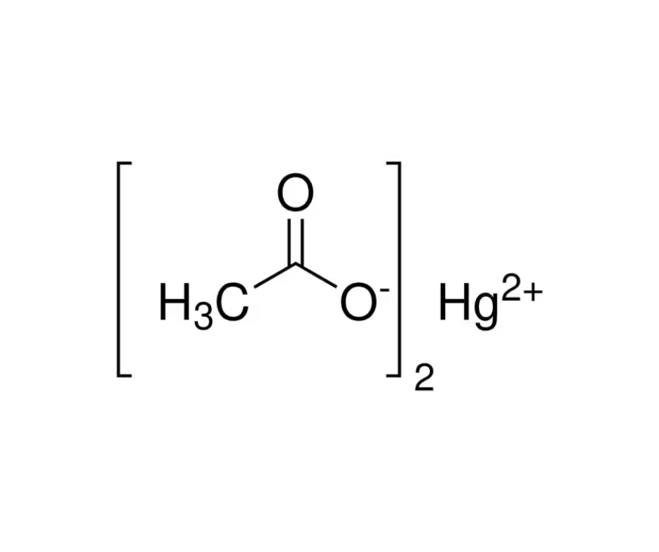 image de la molécule Mercury(II) acetate