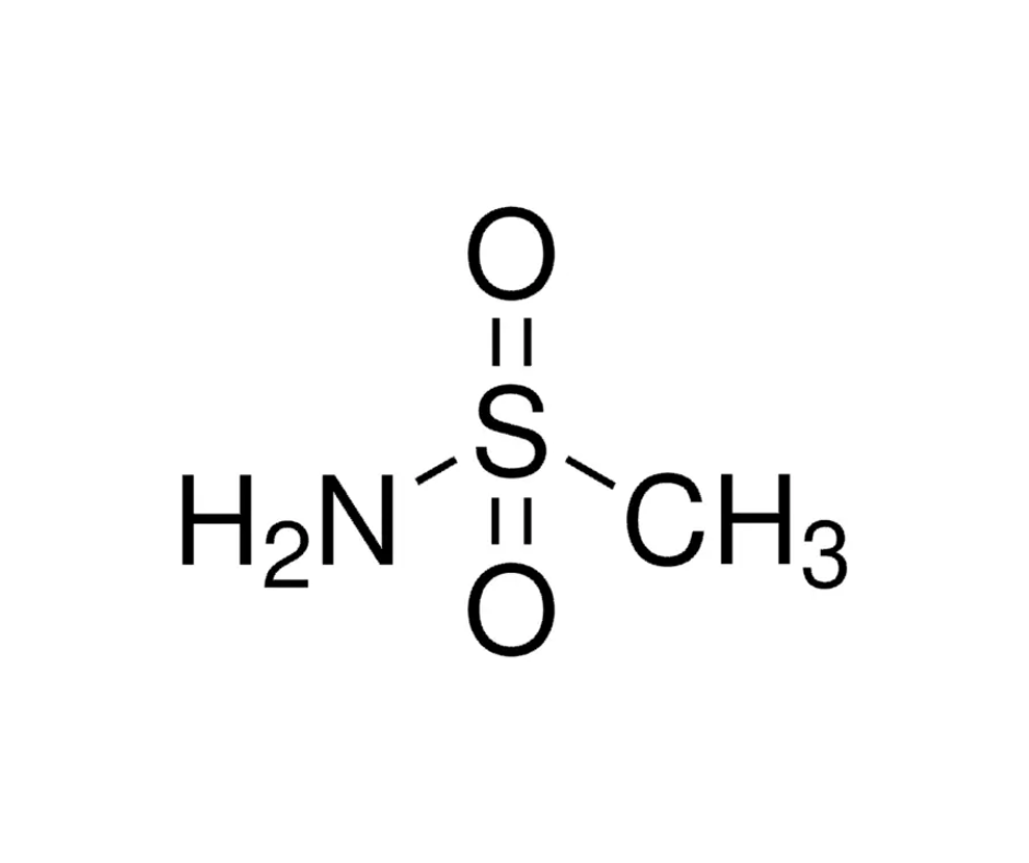 image de la molécule Methanesulfonamide