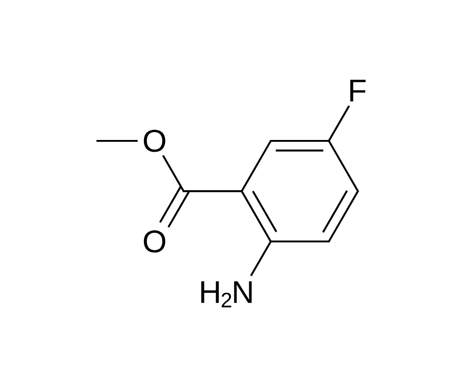 image de la molécule Methyl 2-amino-5-fluorobenzoate