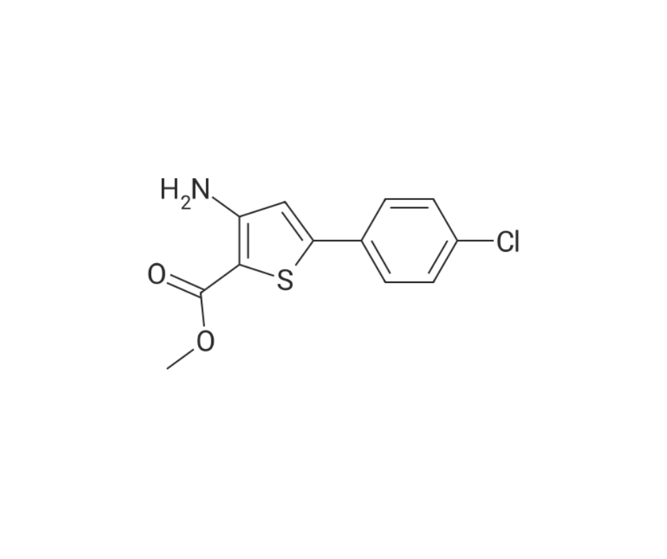 image de la molécule Methyl 3-amino-5-(4-chlorophenyl)thiophene-2-carboxylate