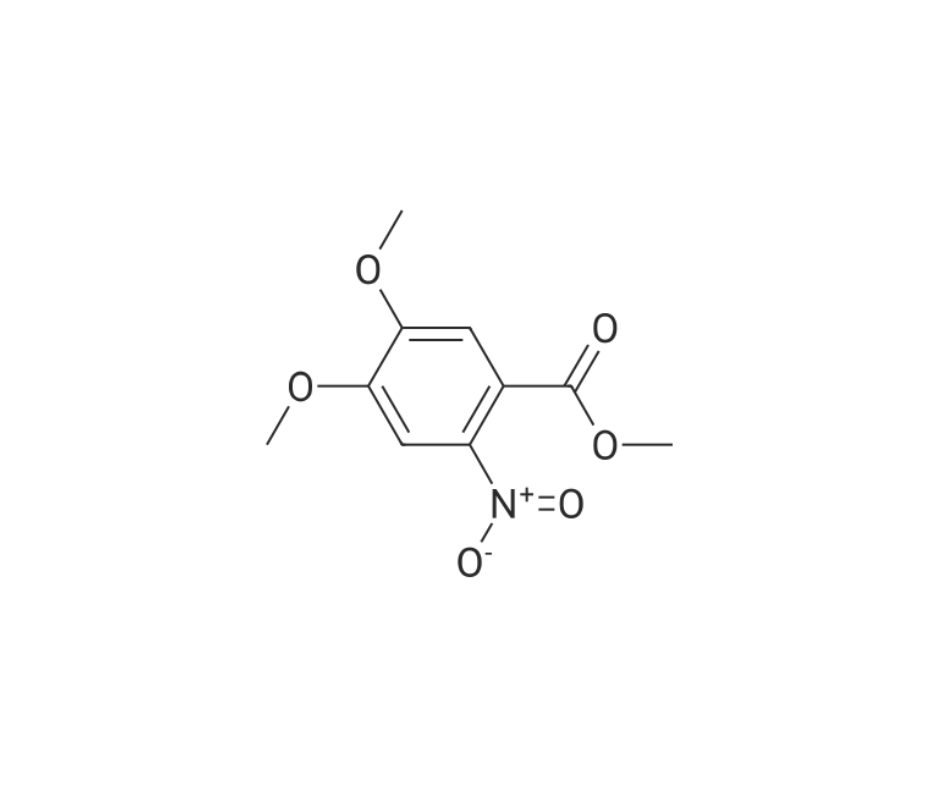 image de la molécule Methyl 4,5-dimethoxy-2-nitrobenzoate