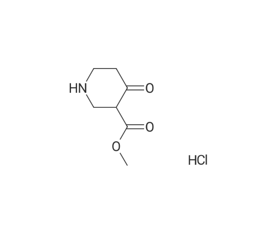 image de la molécule Methyl 4-Oxopiperidine-3-carboxylate HCl