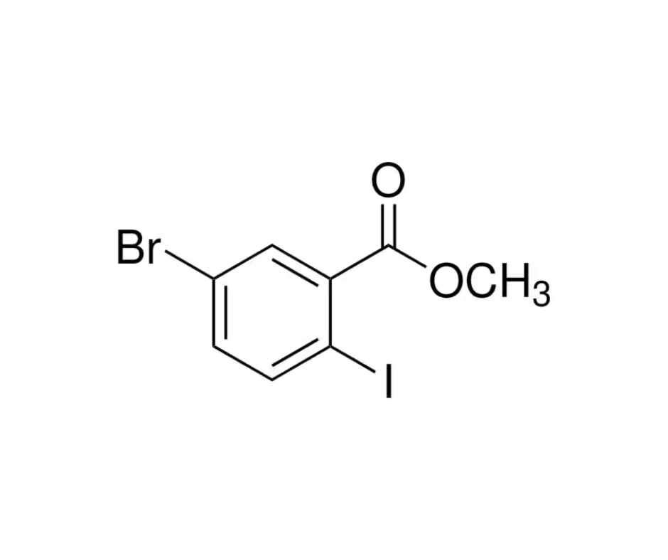 image de la molécule Methyl 5-bromo-2-iodobenzoate