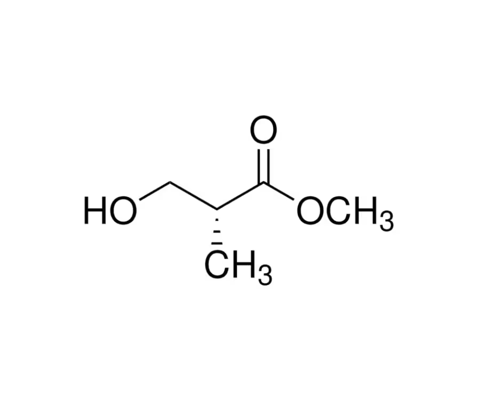 image de la molécule Methyl (R)-(−)-3-hydroxy-2-methylpropionate