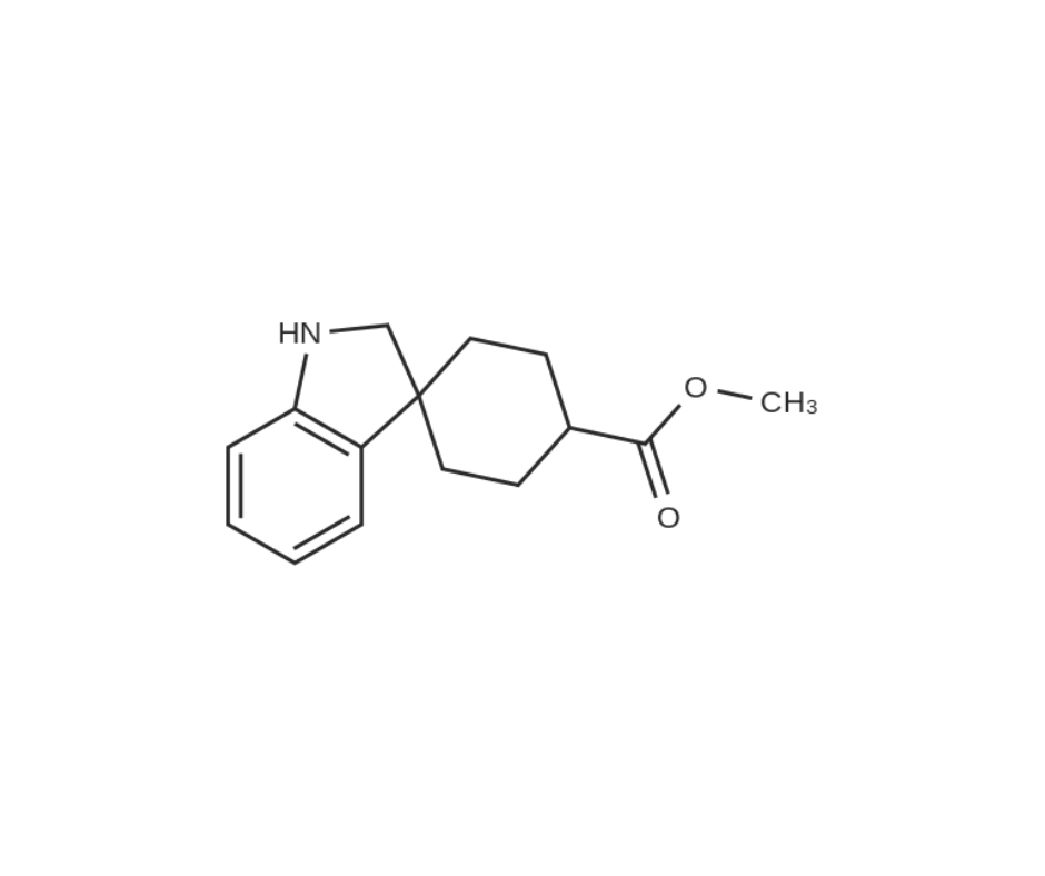 image de la molécule Methyl spiro[cyclohexane-1,3'-indoline]-4-carboxylate