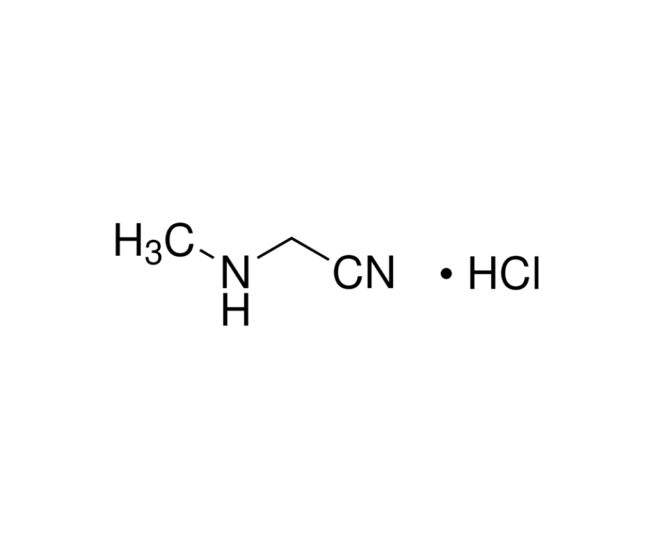 image de la molécule Methylaminoacetonitrile hydrochloride