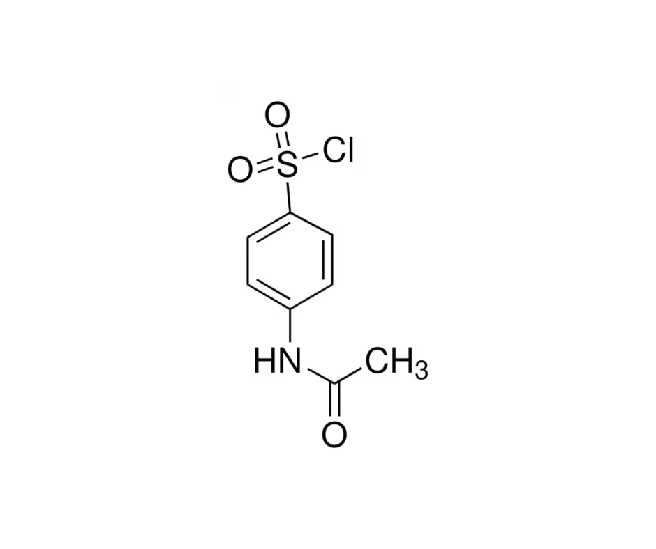 image de la molécule N-Acetylsulfanilyl chloride