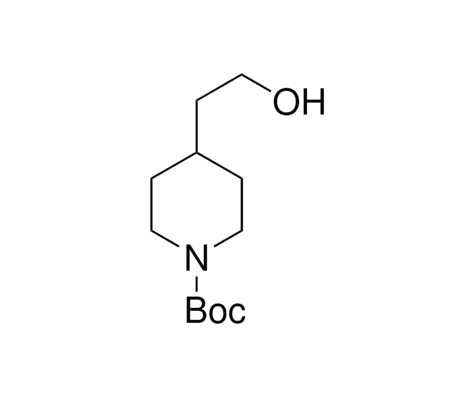 image de la molécule N-Boc-4-piperidineethanol