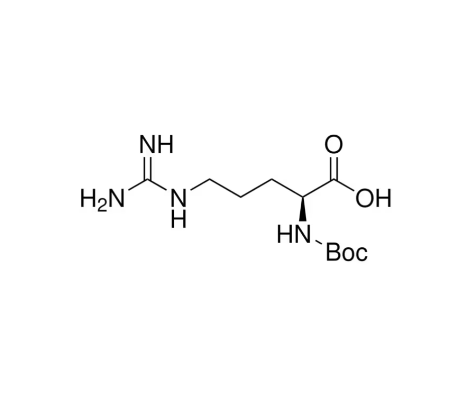 image de la molécule Nα-Boc-L-arginine