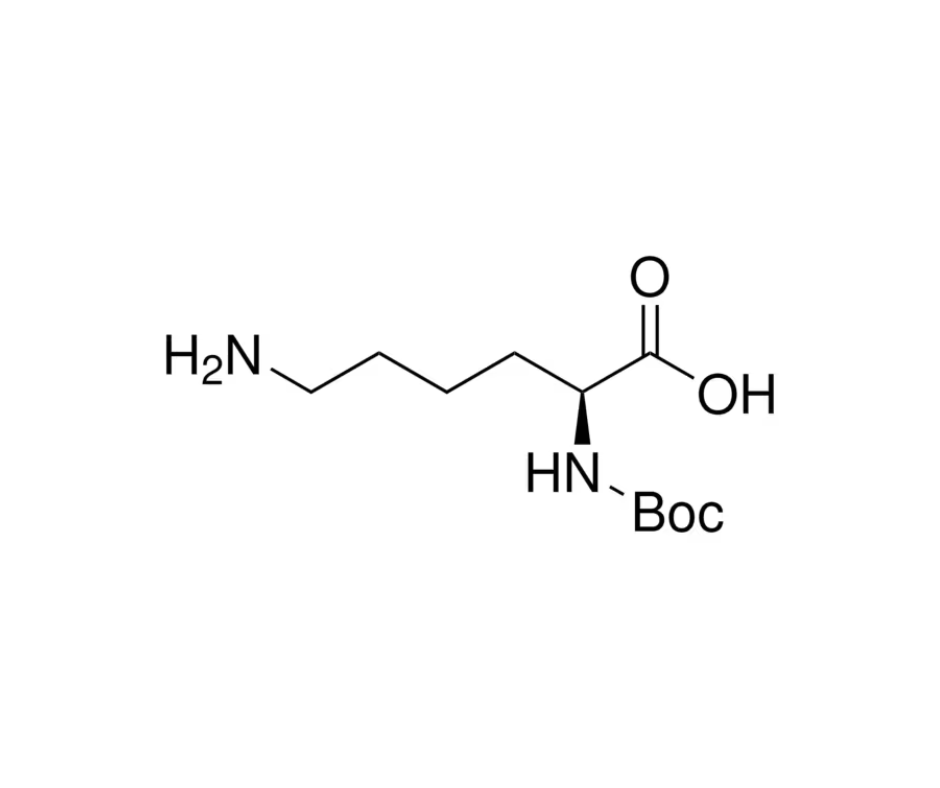 image de la molécule Nα-Boc-L-lysine
