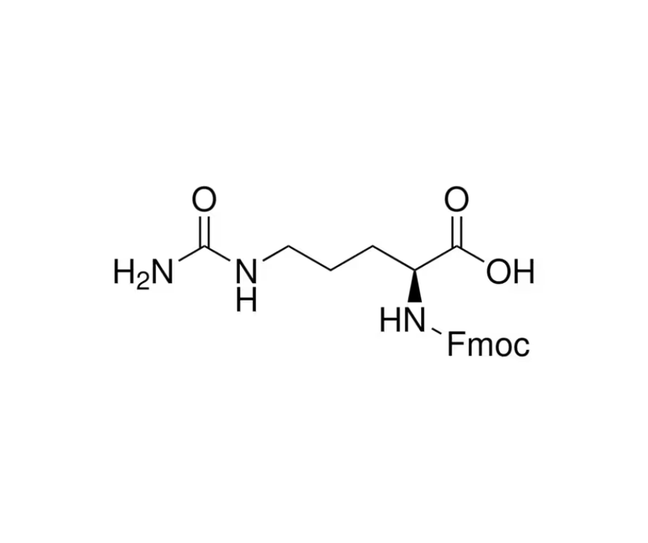 image de la molécule Nα-Fmoc-L-citrulline