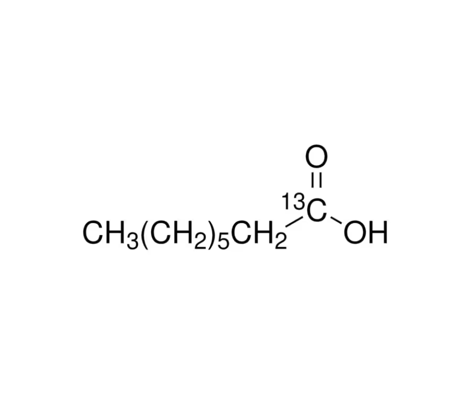 image de la molécule Octanoic acid-1-13C