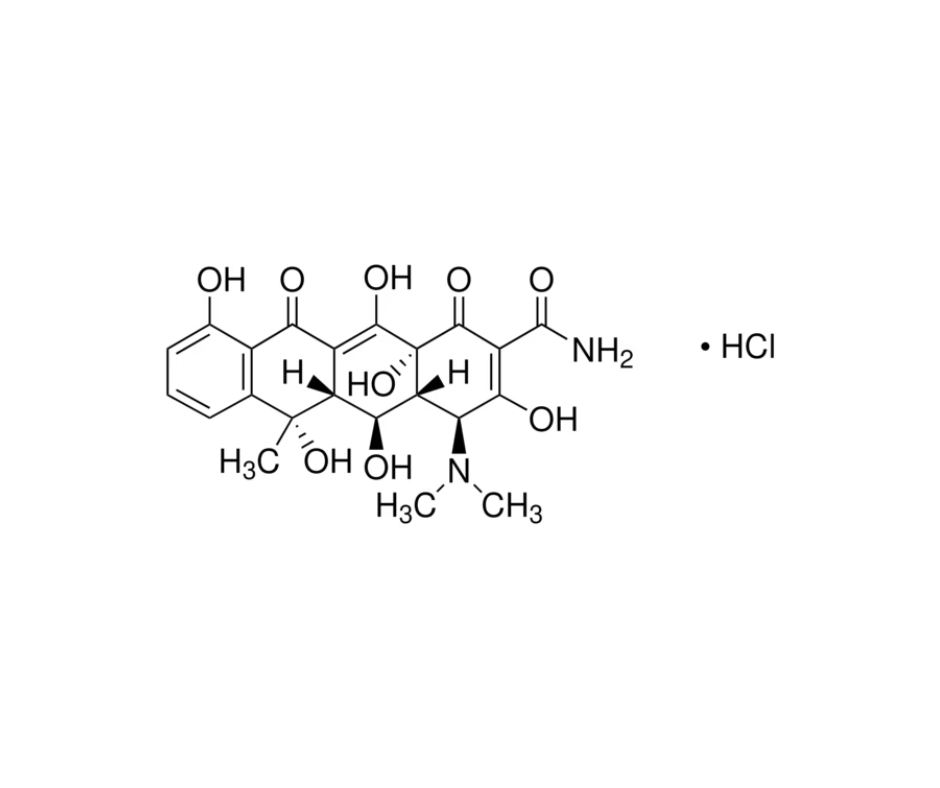 image de la molécule Oxytetracycline hydrochloride
