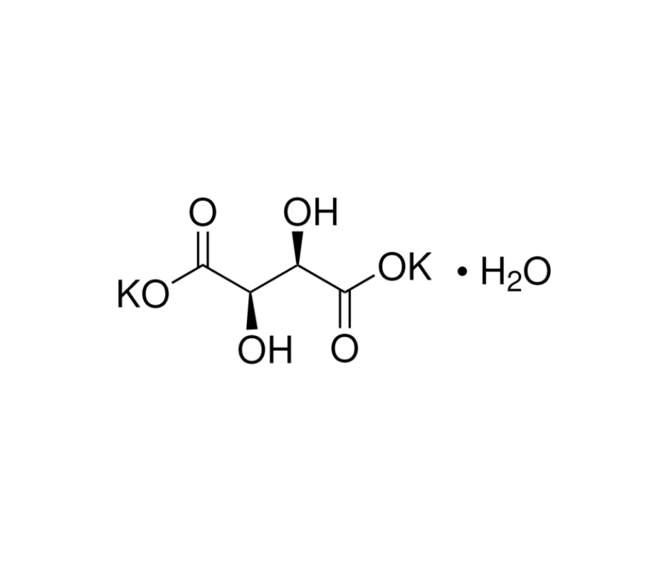 image de la molécule Potassium tartrate dibasic hemihydrate
