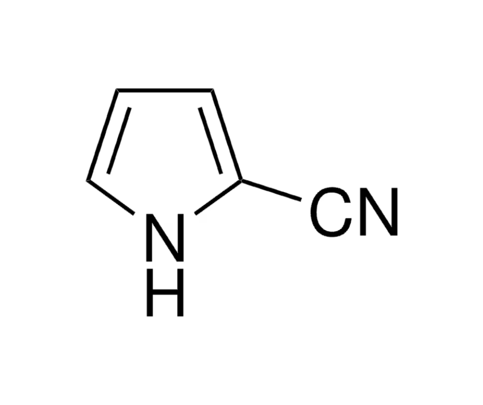 image de la molécule Pyrrole-2-carbonitrile