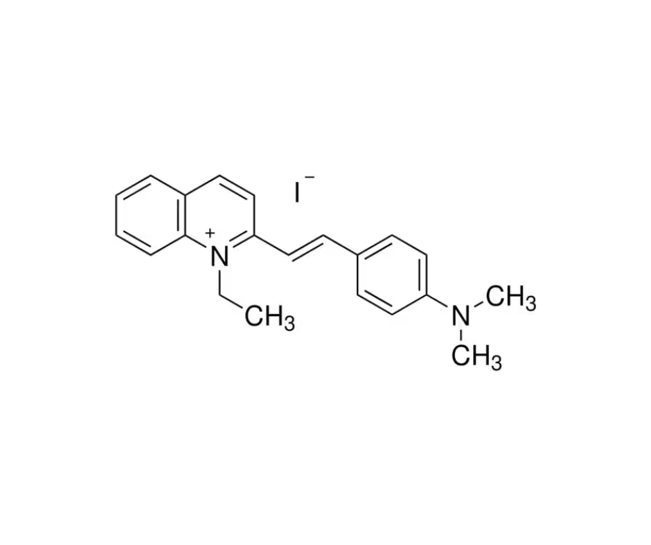 image de la molécule Quinaldine Red