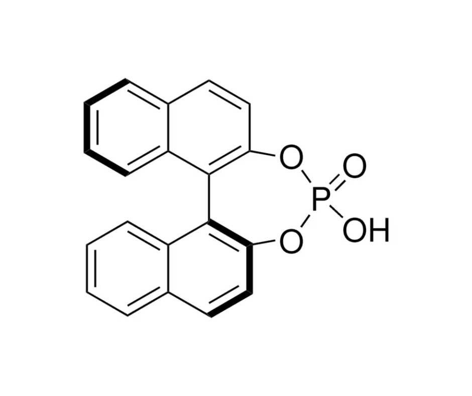 image de la molécule (S)-(+)-1,1′-Binaphthyl-2,2′-diyl hydrogenphosphate