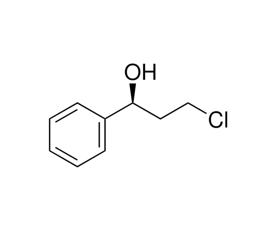 image de la molécule (S)-(−)-3-Chloro-1-phenyl-1-propanol