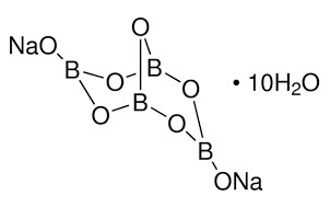 image de la molécule Sodium tetraborate decahydrate