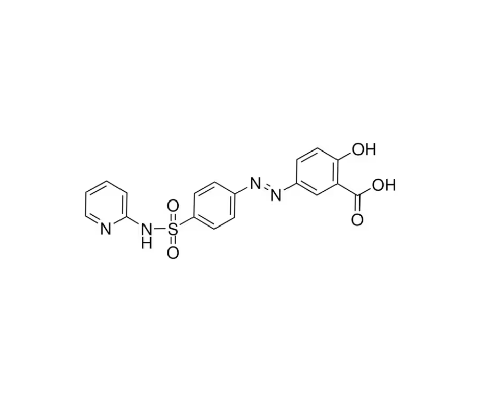 image de la molécule Sulfasalazine