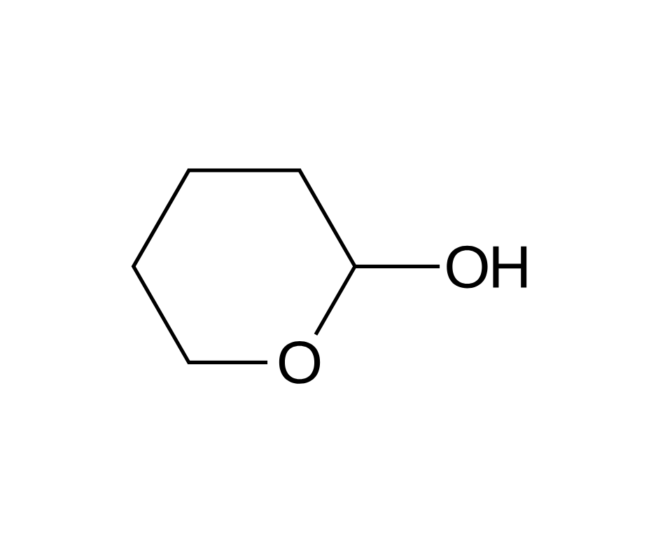 image de la molécule Tetrahydro-2H-pyran-2-ol