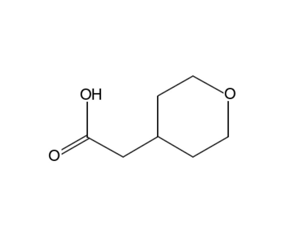image de la molécule Tetrahydropyran-4-yl-acetic acid