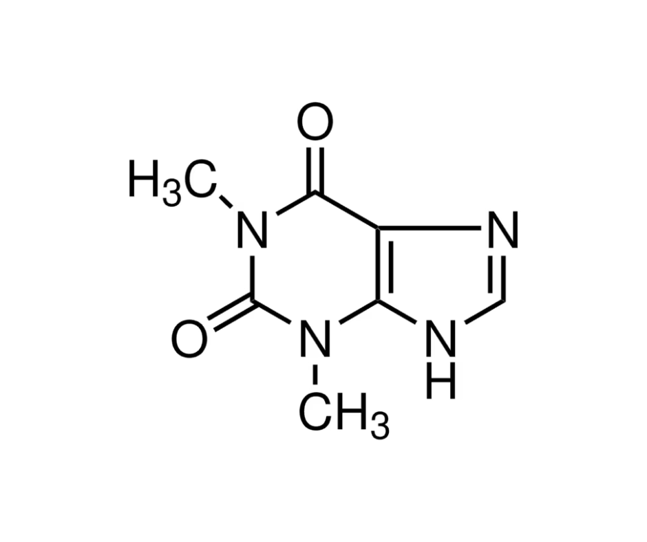 image de la molécule Theophylline