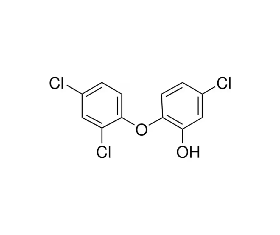 image de la molécule Triclosan