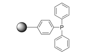 image de la molécule Triphenylphosphine, polymer-bound