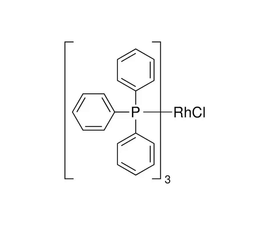 image de la molécule Tris(triphenylphosphine)rhodium(I) chloride