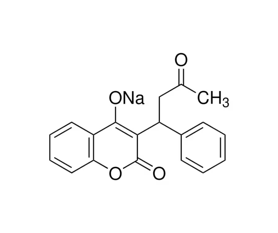 image de la molécule Warfarin Sodium