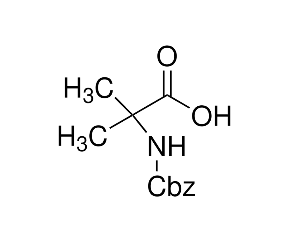 image de la molécule Z-Aib-OH