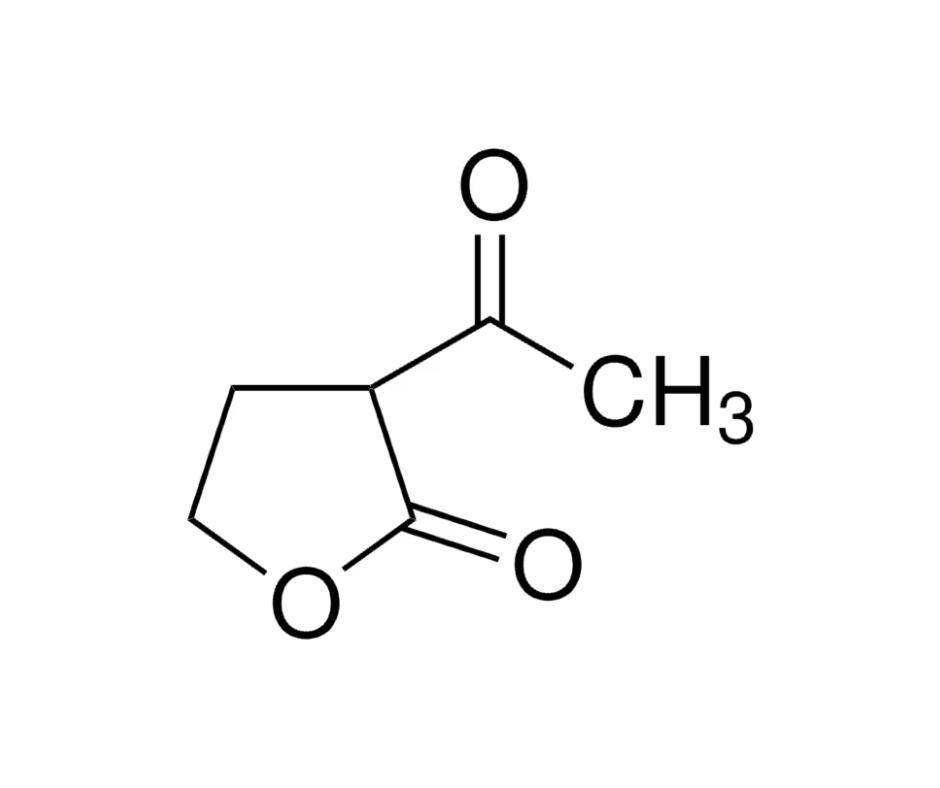 image de la molécule α-Acetylbutyrolactone