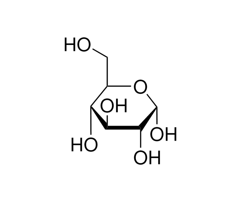 image de la molécule α-D-Glucose