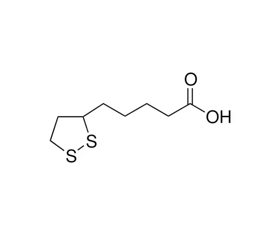 image de la molécule (±)-α-Lipoic acid