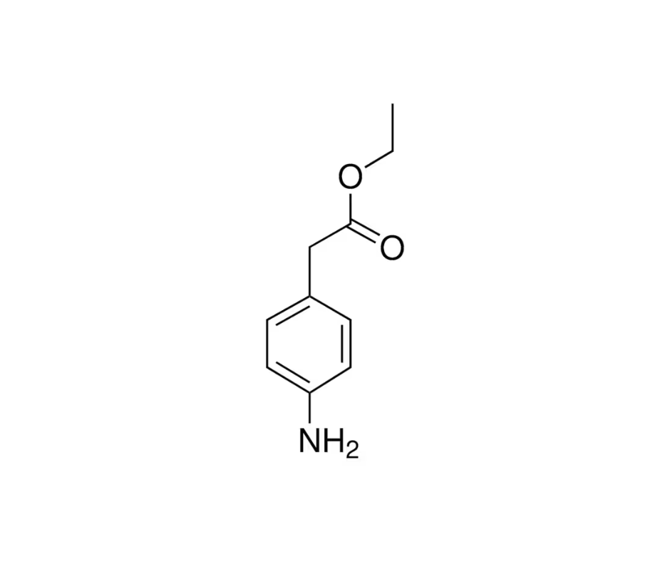 image de la molécule ethyl (4-aminophenyl)acetate