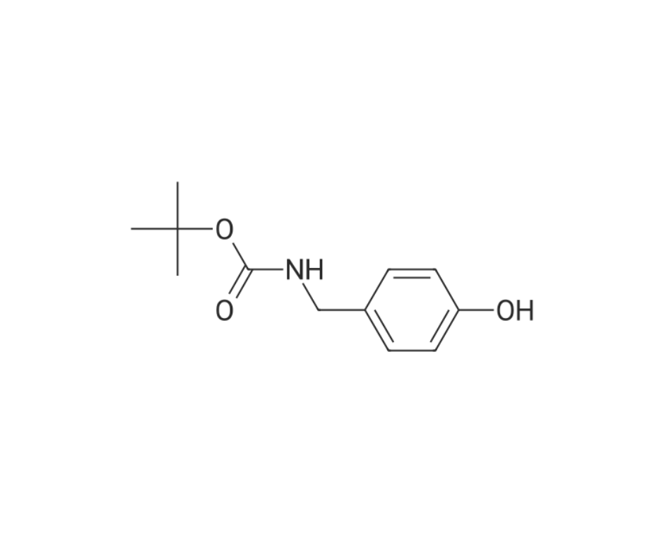 image de la molécule tert-Butyl 4-hydroxybenzylcarbamate