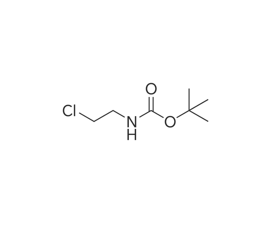 image de la molécule tert-Butyl N-(2-chloroethyl)carbamate
